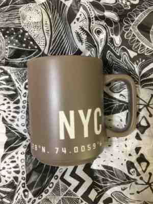 Starbucks Reserve Roastery New York City Tan Neutral NYC 12 oz Ceramic Mug 2018 - Sold on eBay May, 11th 2019 for $45.00