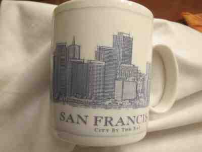STARBUCKS SAN FRANCISCO CITY SKYLINE COLLECTOR SERIES BLUE 18 OZ MUG - Sold on eBay May, 11th 2019 for $14.99