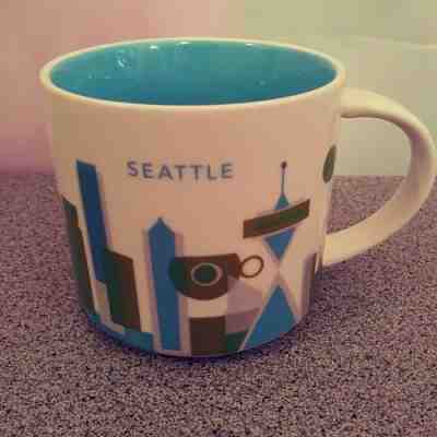 Starbucks Seattle WA You Are Here Collection Coffee/Tea Cup/Mug 2015 14oz - Sold on eBay May, 11th 2019 for $8.00