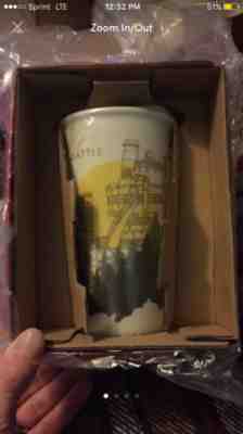 Starbucks SEATTLE Ceramic Tumbler Travel Cup Mug 12 oz 2015 Edition Great Gift! - Sold on eBay May, 11th 2019 for $19.99