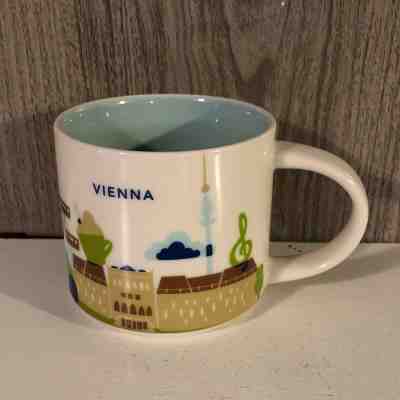Starbucks Coffee Mug Vienna Austria YAH You Are Here Collection 2016 14 oz. - Sold on eBay Apr, 24th 2019 for $26.36