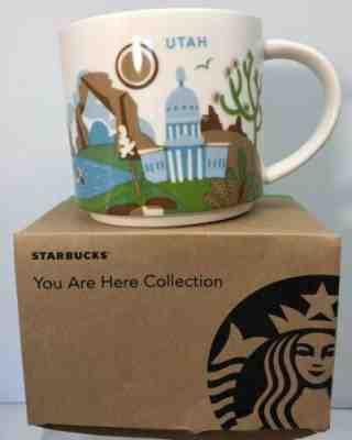 NEW Starbucks YAH UTAH 2013 Mug 14 oz You Are Here Coffee Discontinued - Sold on eBay May, 11th 2019 for $34.99
