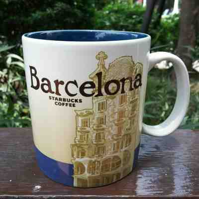 Original Starbucks City Mug 16 oz Barcelona Series 2016 Spain Discontinued - Sold on eBay May, 11th 2019 for $48.00