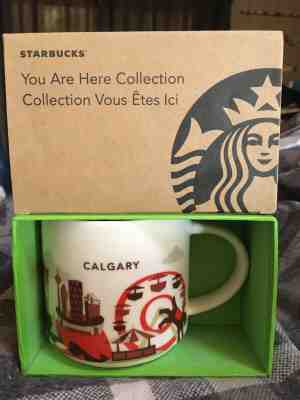New, Starbucks you are here Calgary mug - Sold on eBay May, 7th 2019 for $34.99