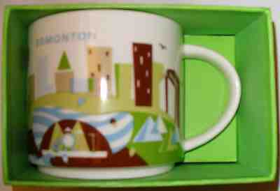 OBS Starbucks 2013 Edmonton Alberta  Canada You Are Here Mug NEW  - Sold on eBay Apr, 28th 2019 for $48.77
