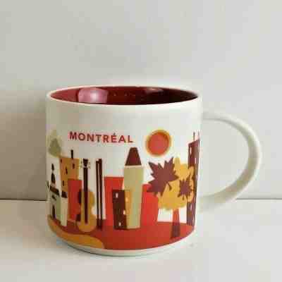 Starbucks Mug Montreal You Are Here Collectible Coffee Mug 14 Oz 2016 Canada - Sold on eBay May, 5th 2019 for $30.00