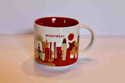 Starbucks Mug Montreal You Are Here Collection Mug 14 Oz Mint Condition - Sold on eBay May, 3rd 2019 for $21.50