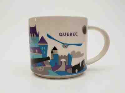 Starbucks Quebec You Are Here Mug - Rare 1st Edition - No Accent Mark on Quebec 