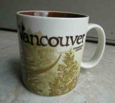 Starbucks Vancouver city series collector 2012 coffee mug cup 16oz NEW - Sold on eBay May, 7th 2019 for $37.99