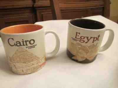 LOT OF 2 STARBUCKS EGYPT & CAIRO ESPRESSO COLLECTOR SERIES MINI 3 OZ MUGS - Sold on eBay May, 1st 2019 for $12.99