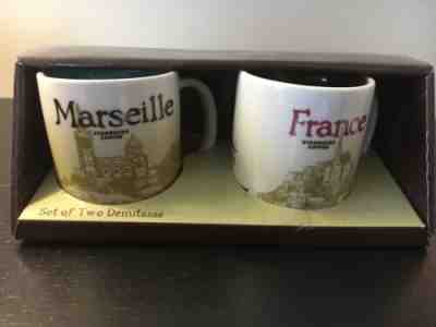 Starbucks Demitasse Set MARSEILLE + FRANCE demi 3oz. New In Box. - Sold on eBay Apr, 30th 2019 for $26.00