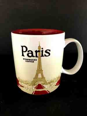 STARBUCKS PARIS Eiffel Tower Coffee Mug/Cup Collector Series 2015 - 16 Fl Oz  - Sold on eBay Apr, 28th 2019 for $25.00