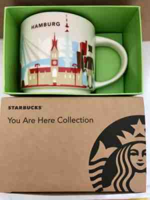 Starbucks Coffee 14oz HAMBURG Germany mug YAH YOU ARE HERE Cup NWT - Sold on eBay May, 7th 2019 for $29.95