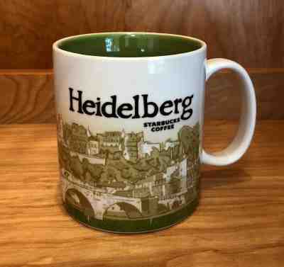 Starbucks 2012 GLOBAL ICON CITY Collector Series HEIDELBERG Green COFFEE MUG  - Sold on eBay May, 6th 2019 for $35.99