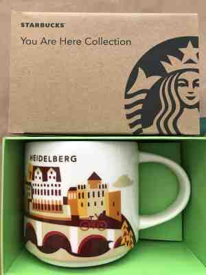 Starbucks Coffee 14oz Heidelberg  Germany  mug YAH YOU ARE HERE Cup NWT - Sold on eBay Apr, 27th 2019 for $26.95