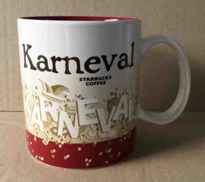 2016 STARBUCKS KARNEVAL  CITY MUGs 16 OZ  - Sold on eBay May, 1st 2019 for $14.99