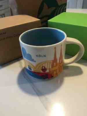 NWT Starbucks KOLN (COLOGNE) KÖLN Germany You Are Here YAH Collector Mug w/SKU - Sold on eBay Apr, 30th 2019 for $33.99