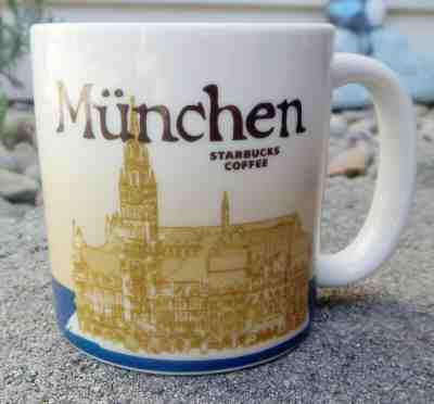 HTF STARBUCKS MUNCHEN GERMANY ESPRESSO CUP MUG  COLLECTORS SERIES 3OZ