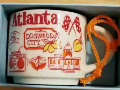 Starbucks Atlanta 2 oz Demitasse Cup-Ornament Been There Series 2018 NIB - Sold on eBay May, 3rd 2019 for $17.99