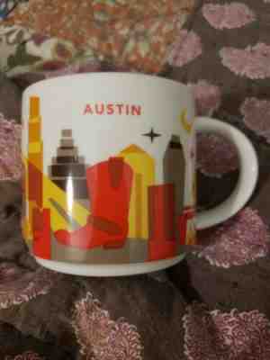 Starbucks Austin, TX You Are Here Coffee Mug Cup 14 Oz Collection 2013 - Sold on eBay May, 11th 2019 for $10.00