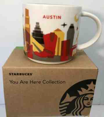 Starbucks Austin TX City Cup Mug "You Are Here" YAH Collection 14 Oz 2013 - Sold on eBay May, 4th 2019 for $29.99