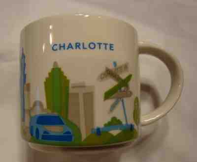 Starbucks Mug You Are Here Collectible Charlotte North Carolina 14 Ounces  - Sold on eBay May, 10th 2019 for $7.99