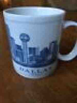 18 oz STARBUCKS COFFEE CUP MUG Dallas Texas Skyline Souvenir Big D 2008 City Q2B - Sold on eBay May, 10th 2019 for $4.50