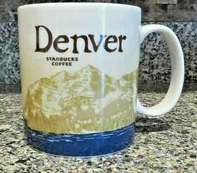NEW 2012 Starbucks Denver Global City Icon Collector Series Coffee Tea Mug Cup - Sold on eBay May, 10th 2019 for $25.50