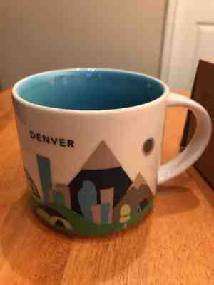 Starbucks Denver Coffee Mug - You Are Here Series - Sold on eBay May, 10th 2019 for $12.00