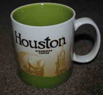 STARBUCKS COFFEE MUG CUP 2010 COLLECTOR SERIES HOUSTON 16 OZ.  - Sold on eBay May, 11th 2019 for $22.99