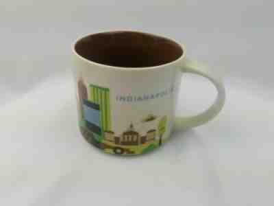 Indianapolis You Are Here Starbucks Coffee Cup YAH Collectors Mug - Sold on eBay May, 7th 2019 for $5.50