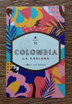 Starbucks Reserve Taster Card 2017 Colombia La Casiana MEGA Rare**