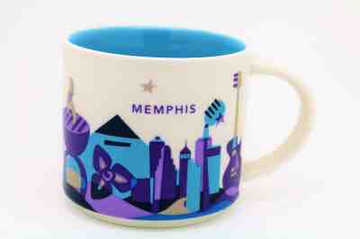 Starbucks 2013 Memphis Tennessee You Are Here YAH 14 oz Drink Coffee Tea Mug - Sold on eBay May, 2nd 2019 for $28.99