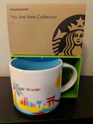 Miami You Are Here (YAH) 14 Oz. Starbucks Mug. Original and NWT NIB - Sold on eBay May, 6th 2019 for $9.20