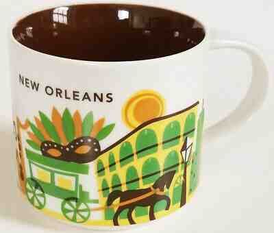 STARBUCKS 14 fl oz YOU ARE HERE Collection NEW ORLEANS mug NWT - Sold on eBay May, 10th 2019 for $24.00