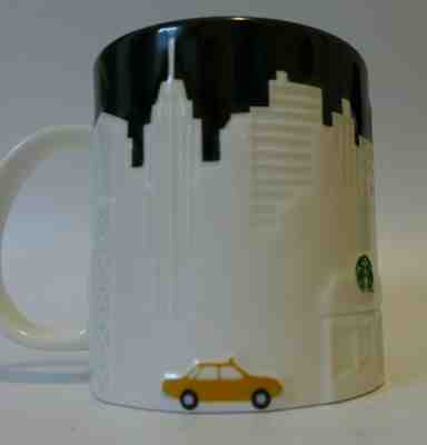 Starbucks You Are Here Collection New York City Taxi Coffee Mug 2012 16 OZ - Sold on eBay May, 10th 2019 for $18.00