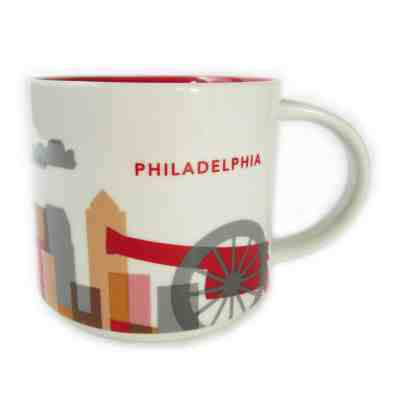 Starbucks Philadelphia You Are Here Collection Coffee Mug 2014 Cup 14 oz YAH PA - Sold on eBay May, 7th 2019 for $10.99