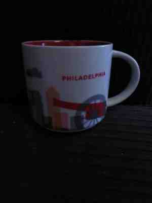 Starbucks Philadelphia 14 oz. Ceramic Coffee Mug 2015 "You Are Here Collection" - Sold on eBay May, 5th 2019 for $5.00