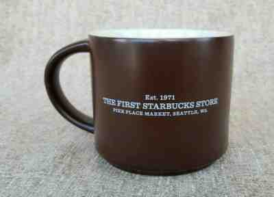 2013 The FIRST STARBUCKS STORE Pike's Place Market Brown Coffee Tea Spices Mug  - Sold on eBay May, 11th 2019 for $10.99