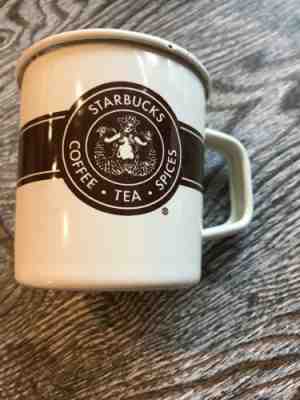 Starbucks Pike Place Market Original Logo Metal Enamel Mug 2016  NWT (CL333P1.14 - Sold on eBay May, 7th 2019 for $13.75