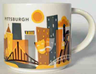 Starbucks PITTSBURGH Mug 2013 You Are Here Collection Coffee Cup Skyline - Sold on eBay May, 7th 2019 for $19.99