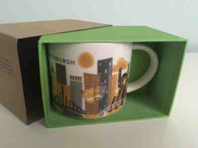 Starbucks Pittsburgh “YOU Are Here” (YAH) Mug Cup 14 Oz Collection 2014 NIB - Sold on eBay May, 7th 2019 for $9.00