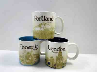 Starbucks Global Icon Series Lot 3 Phoenix London Portland 16oz - Sold on eBay May, 7th 2019 for $18.75