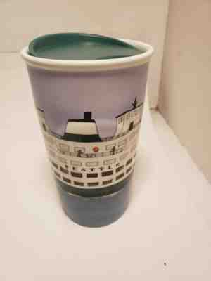 Starbucks Seattle Ferry 2016 Double Wall Ceramic Traveler 10 Ounce Tumbler Mug - Sold on eBay May, 3rd 2019 for $44.99