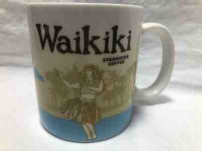 Starbucks WAIKIKI Global Icon mug Hawaii Coffee Cup 2012 16 oz. - Sold on eBay May, 4th 2019 for $35.20