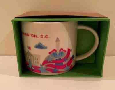 Starbucks City Mug Washington DC You Are Here Series YAH with Original Box - Sold on eBay May, 10th 2019 for $26.82