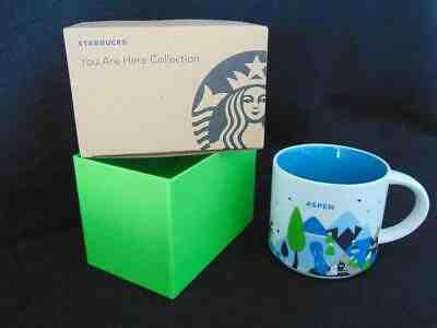 STARBUCKS 2014 "YOU ARE HERE" 14 OZ. ASPEN, COLORADO MUG - MIB! - Sold on eBay Apr, 25th 2019 for $23.95