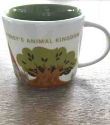 NEW DISNEY WORLD ANIMAL KINGDOM Starbucks Mug 1st Version You Are Here YAH SKU - Sold on eBay Apr, 25th 2019 for $48.00