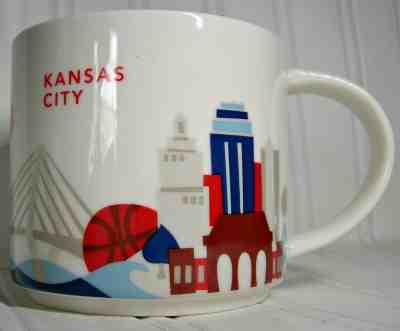 Starbucks Kansas City Mug 2017 You Are Here Collection  14oz Coffee Cup - Sold on eBay May, 1st 2019 for $19.88
