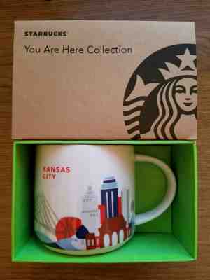 STARBUCKS KANSAS CITY YAH You Are Here 14oz Mugs RETIRED - NEW IN BOX - Sold on eBay Apr, 27th 2019 for $19.00